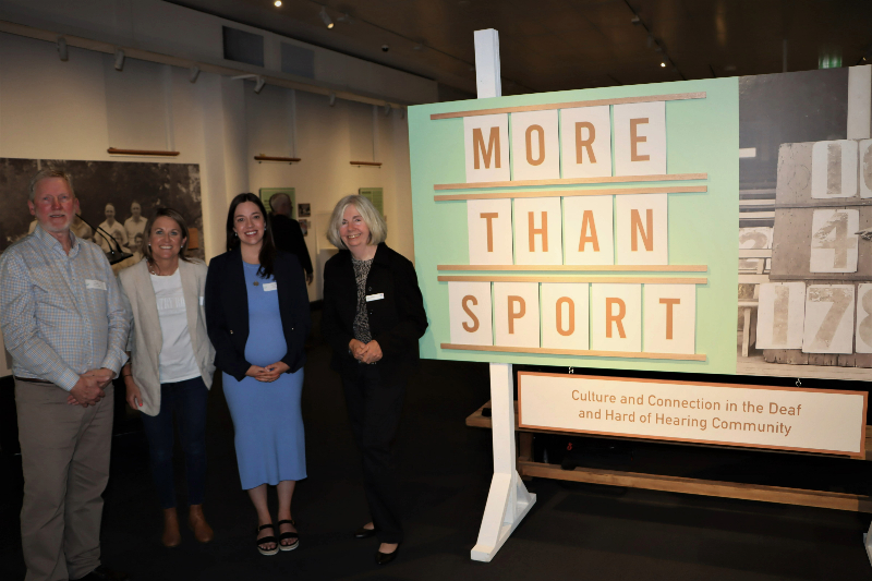 Newcastle City Library hosts Australia’s first major exhibition exploring importance of sport in Deaf culture