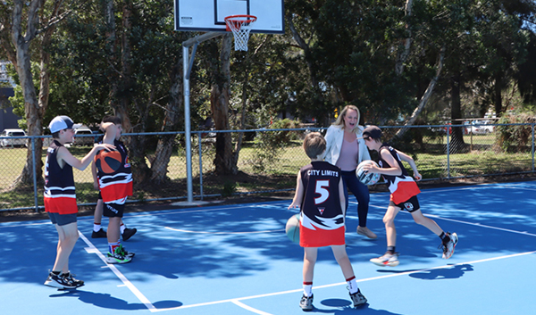 City of Newcastle energises green space with community basketball courts