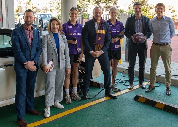 Netball Queensland installs electric vehicle charging stations at Brisbane’s Nissan Arena