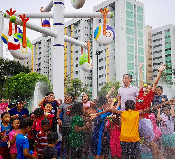 New community aquatic playground opens in Singapore