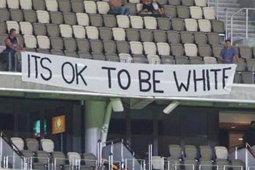 Cricket Australia and Optus Stadium management condemn white supremacist banner at Big Bash League game