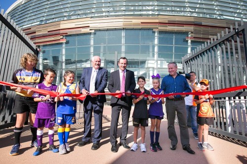 Western Australian Premier opens gates to Perth’s new Optus Stadium