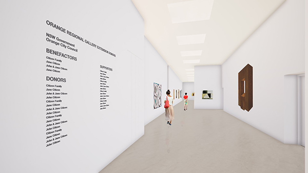 Orange Regional Gallery looks to fundraising for its planned extension