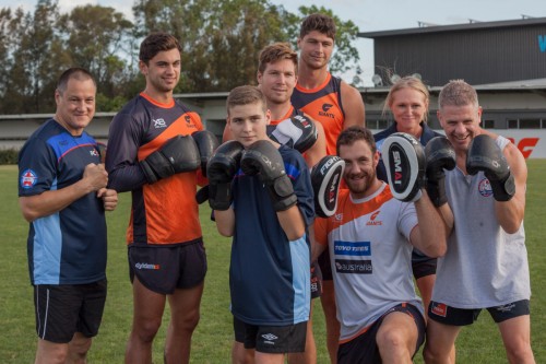 GWS Giants and PCYC combine to attempt Guinness World Record Boxercise program