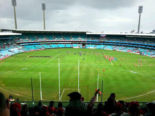 SCG chooses PILA AFL goal posts and barrier netting