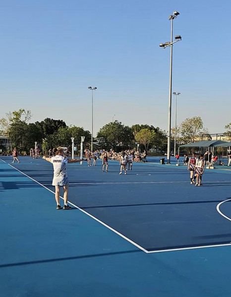 Palmerston Netball and tennis players benefit from California Sports Surfaces installation