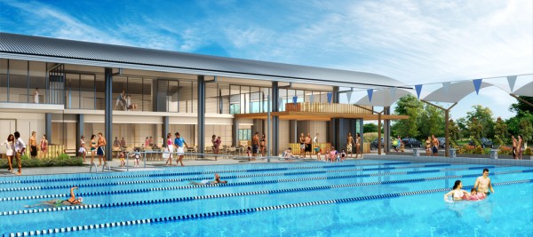 Works advance on new City Venue Management aquatic facility in Brisbane