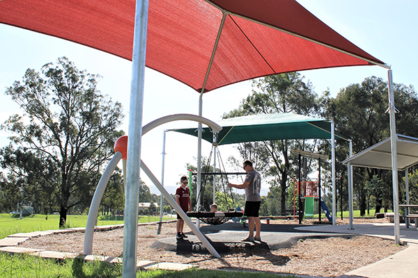 Penrith rolls out playground shade sails in time for Summer
