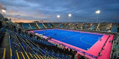 True Blue (and Pink) Surface for London 2012 Olympic Hockey