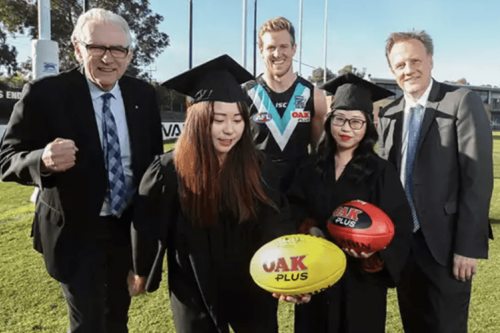 Port Adelaide delivers new education opportunities with Adelaide Business School