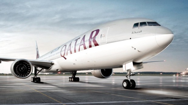 Qatar Airways takes off from Melbourne Airport