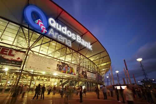 Allphones Arena rebrand under Qudos Bank banner