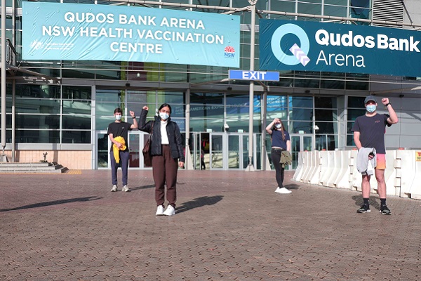 Qudos Bank Arena’s new role as NSW Health mass vaccination centre