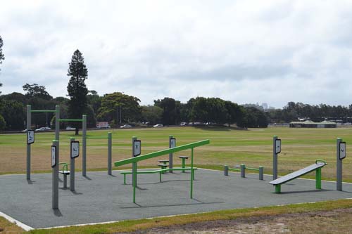 Queens Park outdoor gym rejuvenated for growing active and sporting community