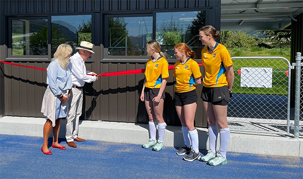 Polytan all-weather multi-sport turf now open at Queenstown Events Centre