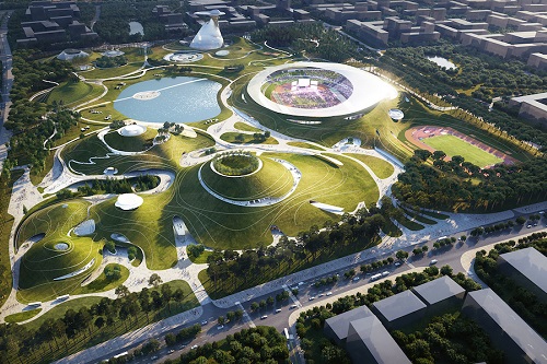 Work commences on futuristic Quzhou Sports Campus