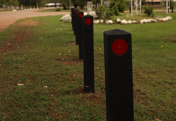 City of Darwin installs Replas recycled plastic bollards at four sports ovals