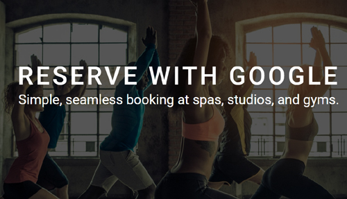 Google launches new booking service for fitness classes