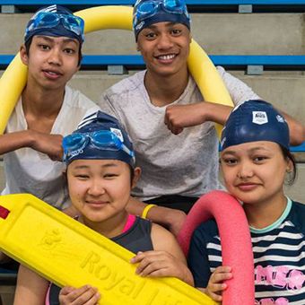 Royal Life Saving helps new migrants with learn to swim and water safety program