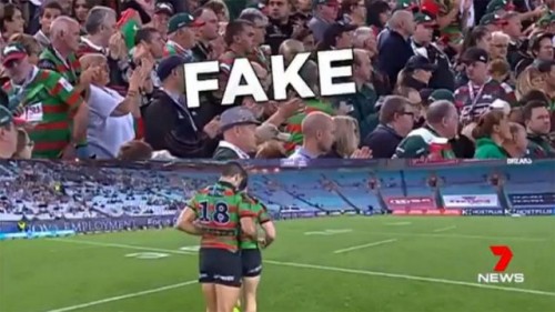 Broadcasters fake NRL live atmosphere with historic crowd footage