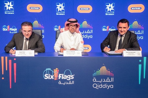 US$1 billion construction contract agreed for Six Flags Qiddiya theme park in Saudi Arabia
