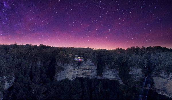 Scenic World offers illuminating outdoor night experience