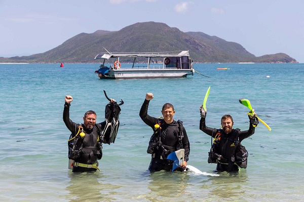 Diving returns to Great Barrier Reef’s Fitzroy Island