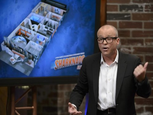Lynton V Harris pitches Sharknado attraction concept on Network 10 reality show