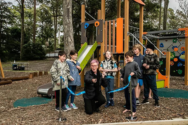 Shoalhaven community welcome the opening of Elsie Young Playground