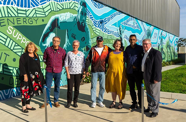 Shoalhaven sporting mural promotes sportsmanship and connection