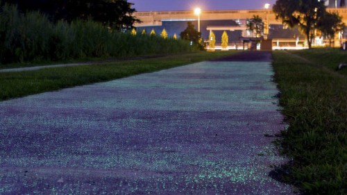 Glow-in-the-dark trail surface tested on Singapore Rail Corridor
