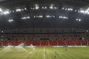 Pitch quality affects events at new Singapore National Stadium