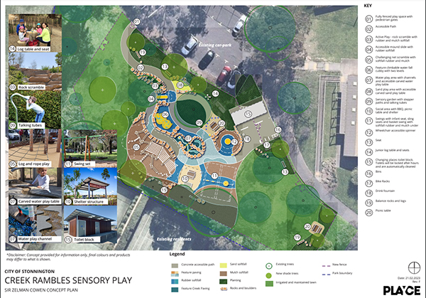 Construction underway for new all abilities playground at Sir Zelman Cowen Reserve in Kooyong