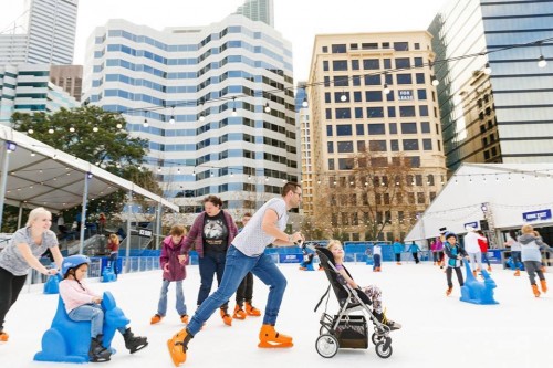 Winter ice attractions open in Perth
