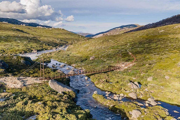 Australia’s Highest Suspension Bridge opened in the Snowy Mountains