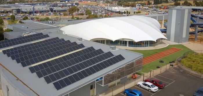 300 solar panels installed at Geelong’s Leisurelink Aquatic Centre