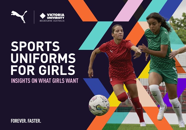 Victoria University and Puma release findings of international study into girls attitudes to sport uniforms