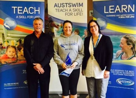 Stacey Aldous named national AUSTSWIM WETS Aqua Instructor of the Year