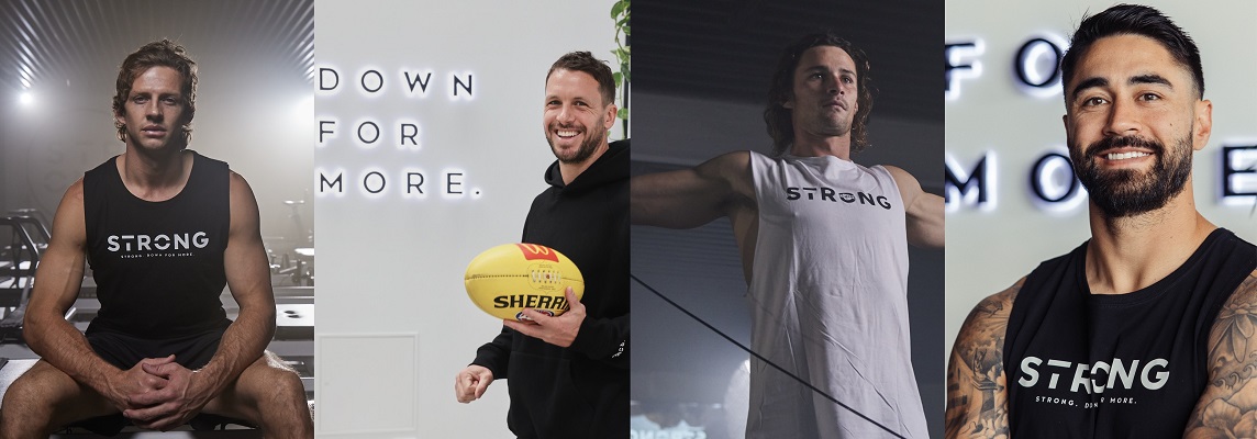Strong Pilates unveils AFL and NRL stars as brand ambassadors