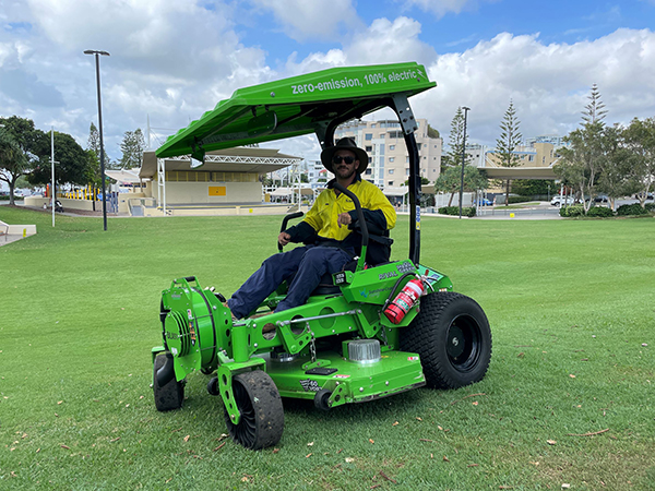 Sunshine Coast Council introduces largest fleet of environmentally friendly mowers