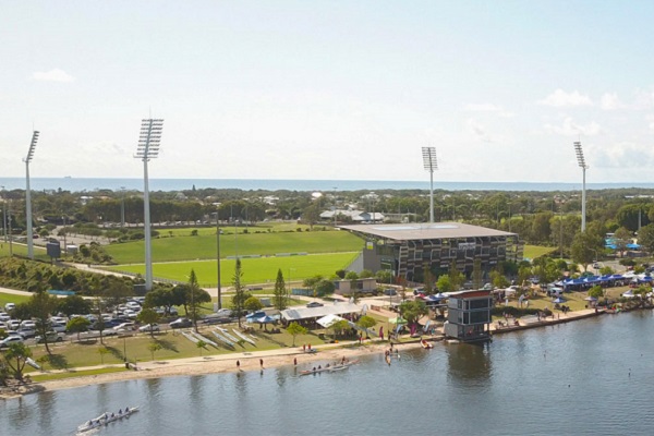 Lighting improving project at Sunshine Coast Stadium approaches completion