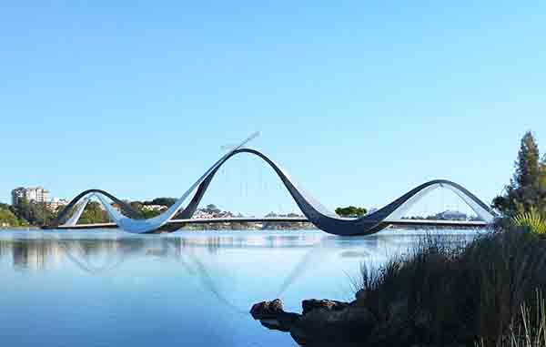 Designs revealed for Perth Stadium bridge