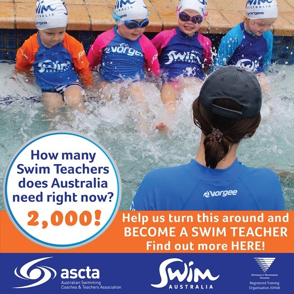 Swim Australia shares resources to aid swim teacher recruitment