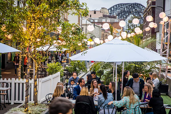 Sydney’s hospitality sector supports outdoor dining options