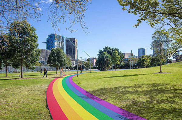 City of Sydney proposes rainbow path for Prince Alfred Park