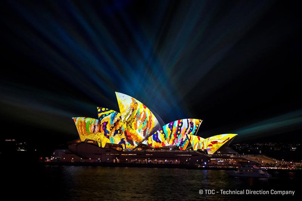 TDC delivers largest deployment of laser projector technology for Vivid Sydney