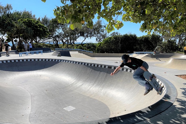 Maritime heritage and skate culture converge at Sunshine Coast’s beachside park at Dicky Beach