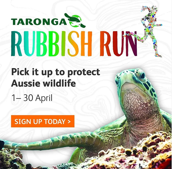 Community invited to participate in Taronga Rubbish Run event to help save wildlife
