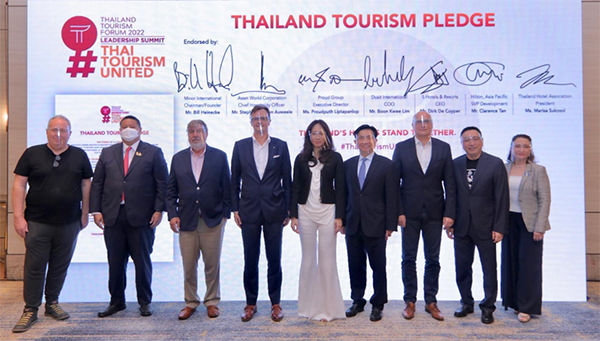 Hospitality leaders sign pledge for sustainable path at Thailand Tourism Forum 2022