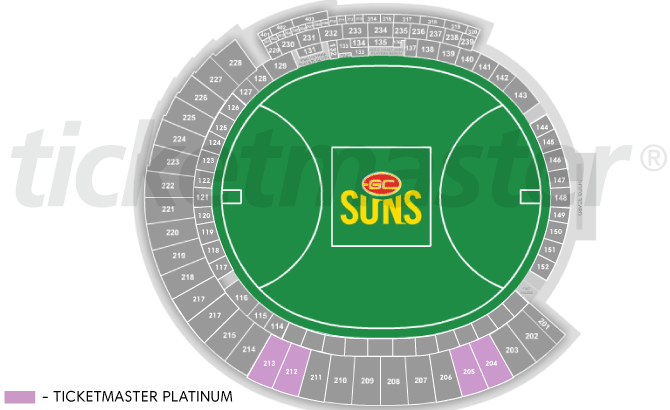 Suns Stadium Seating Chart